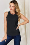 Round Neck Slim Tank Top